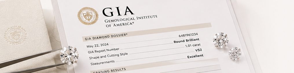 GIA jewelry certificate